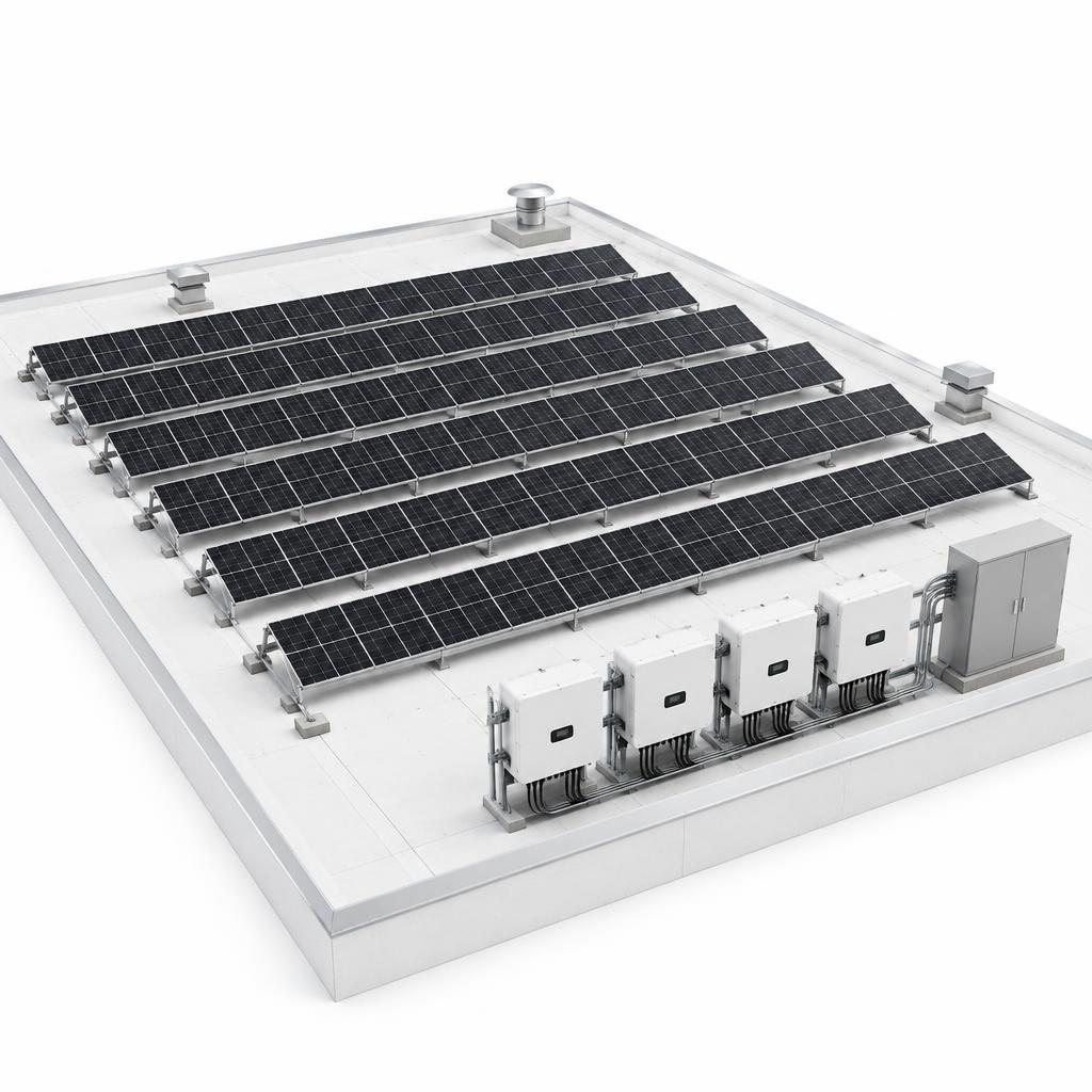 100kWp Commercial Grid-Tied Solar System
