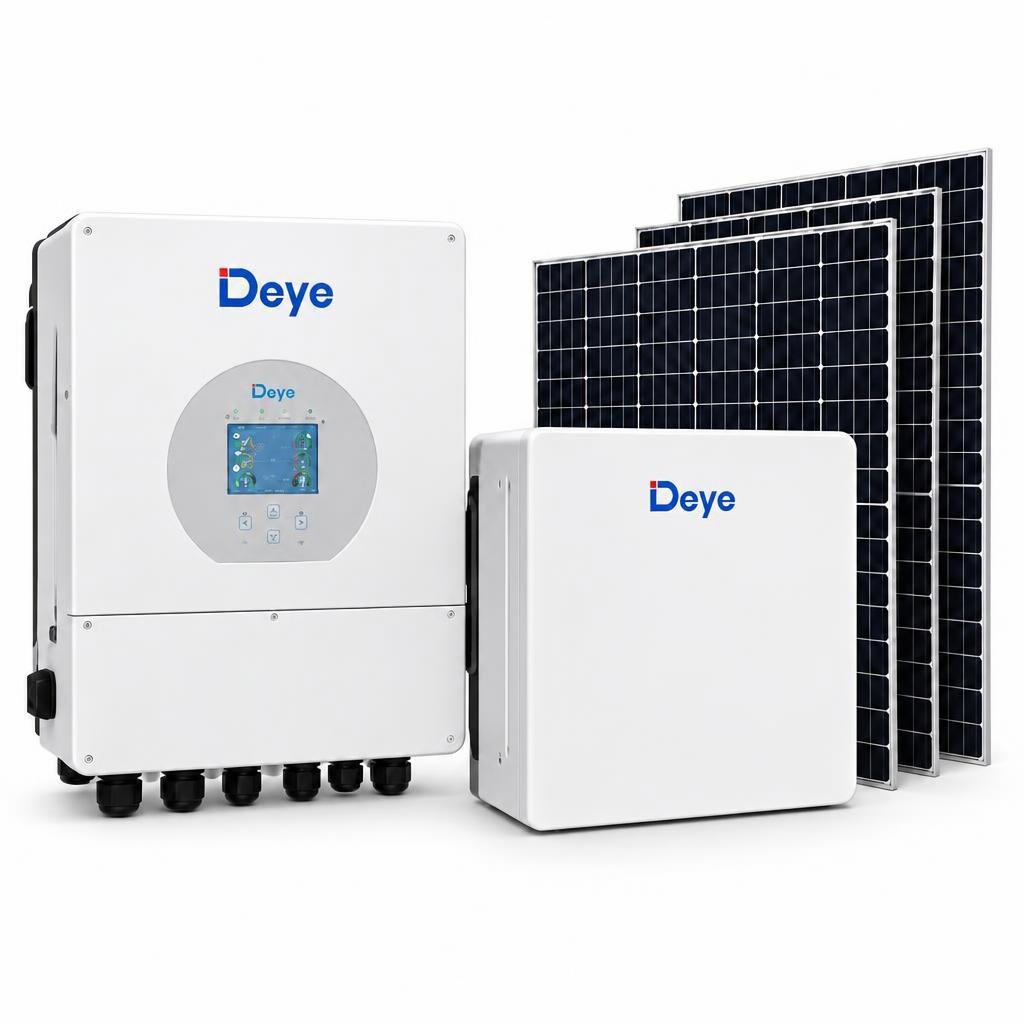 Deye 5kW Hybrid Solar Package – 5.12kWh Deye Battery