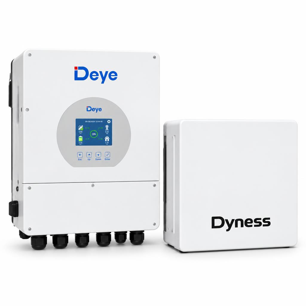 Deye 5kW Backup Power Kit – 5.12kWh Battery
